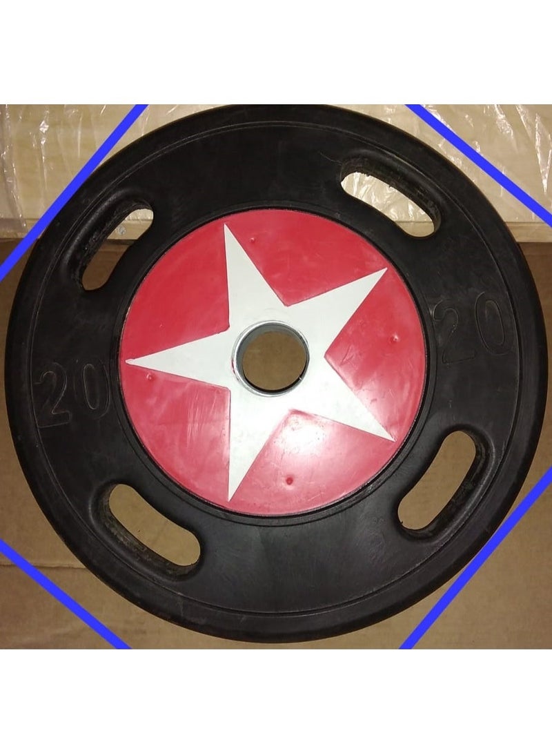 طارات أمريكا أسود وزن 20 كجم(فتحة 51 مم/2قطعة) - Image 1